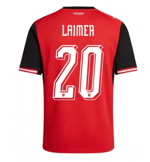 Rakousko Konrad Laimer #20 Domácí Dres MS 2026 Krátký Rukáv Rakousko Konrad Laimer #20 Domácí Dres MS 2026 Krátký Rukáv